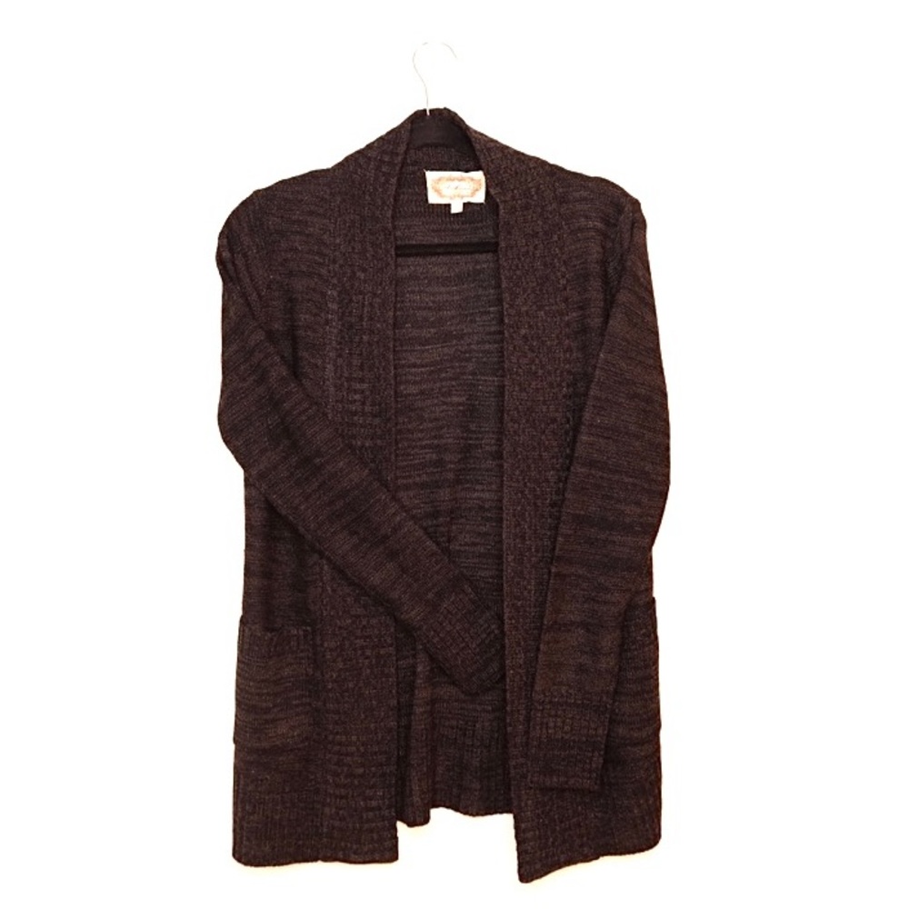 Dark Grey Ambiance Apparel Cardigan